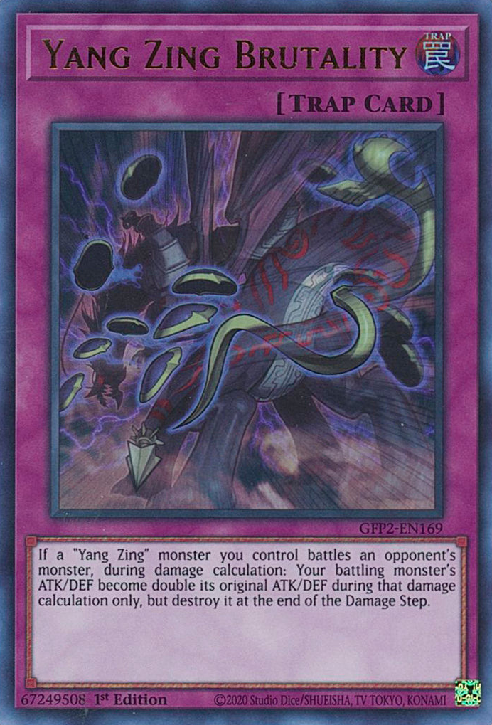 Yang Zing Brutality [GFP2-EN169] Ultra Rare | Amazing Games TCG