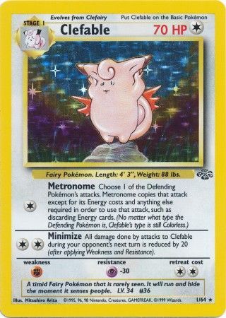 Clefable (1/64) [Jungle Unlimited] | Amazing Games TCG