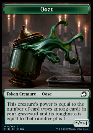 Ooze Token [Innistrad: Midnight Hunt Tokens] | Amazing Games TCG