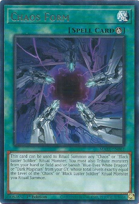 Chaos Form [MAZE-EN061] Rare | Amazing Games TCG