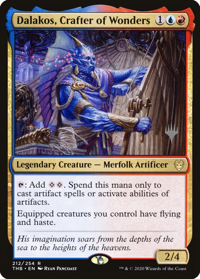 Dalakos, Crafter of Wonders (Promo Pack) [Theros Beyond Death Promos] | Amazing Games TCG