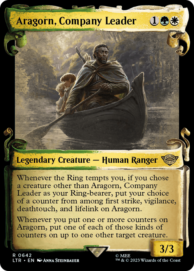 Aragorn, Company Leader [The Lord of the Rings: Tales of Middle-Earth Showcase Scrolls] | Amazing Games TCG