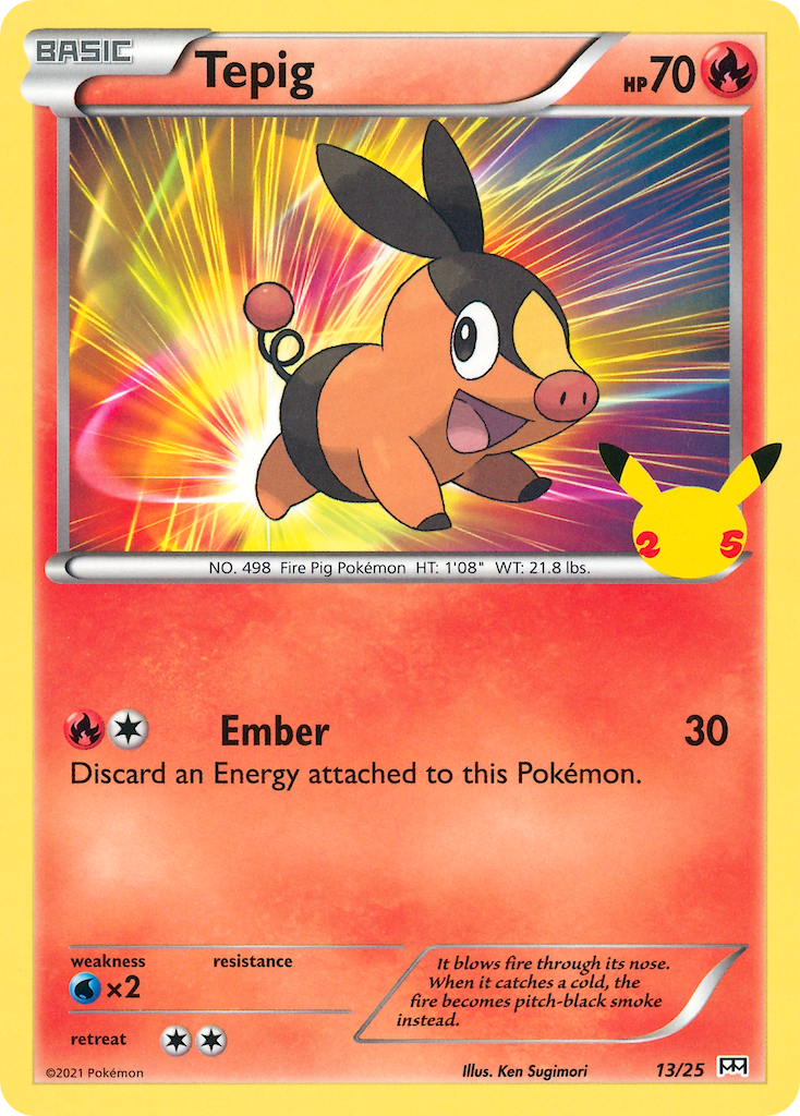 Tepig (13/25) [McDonald's 25th Anniversary] | Amazing Games TCG