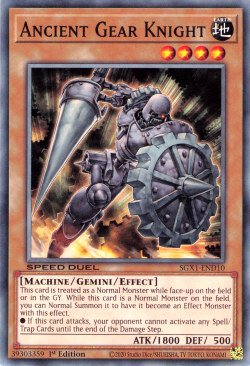 Ancient Gear Knight [SGX1-END10] Common | Amazing Games TCG