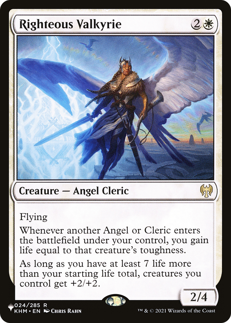 Righteous Valkyrie [Secret Lair: Angels] | Amazing Games TCG