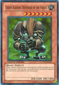 Green Baboon, Defender of the Forest [2010 Collectors Tins] [CT07-EN010] | Amazing Games TCG