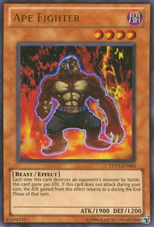 Ape Fighter (5D's Duel Transer) [Yu-Gi-Oh! Video Game Promotional Cards] [YDT1-EN001] | Amazing Games TCG