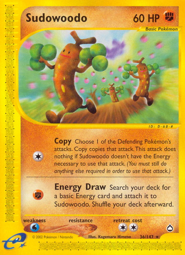 Sudowoodo (36/147) [Aquapolis] | Amazing Games TCG