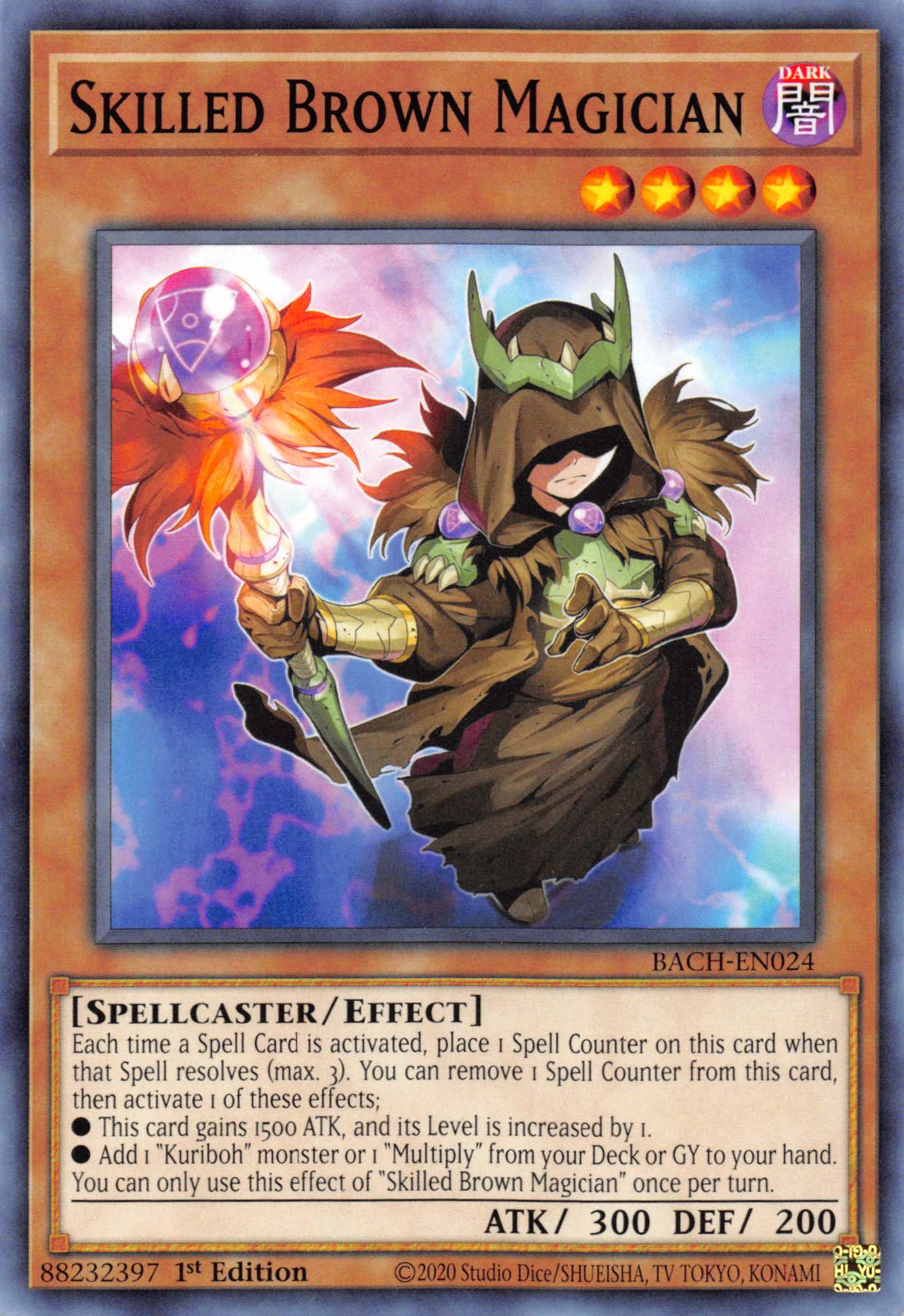 Skilled Brown Magician [BACH-EN024] Common | Amazing Games TCG