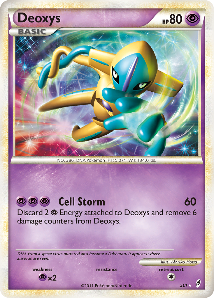 Deoxys (SL1) [HeartGold & SoulSilver: Call of Legends] | Amazing Games TCG