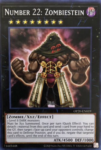 Number 22: Zombiestein [OP20-EN019] Common | Amazing Games TCG