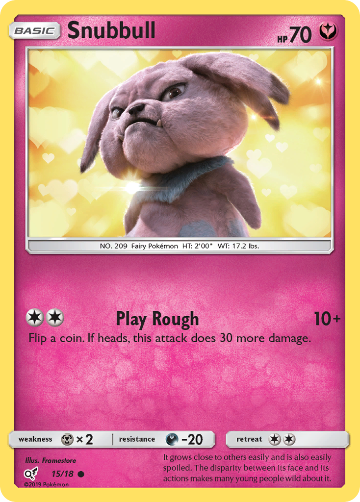 Snubbull (15/18) [Sun & Moon: Detective Pikachu] | Amazing Games TCG