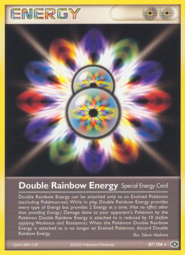 Double Rainbow Energy (87/106) [EX: Emerald] | Amazing Games TCG