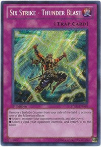 Six Strike - Thunder Blast [Storm of Ragnarok] [STOR-EN089] | Amazing Games TCG