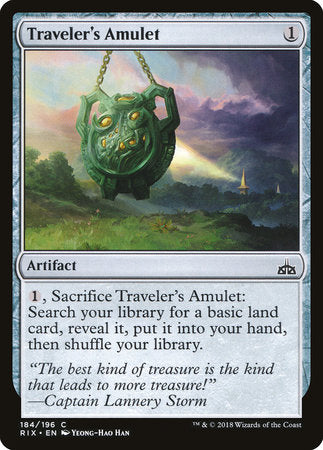 Traveler's Amulet [Rivals of Ixalan] | Amazing Games TCG