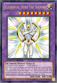 Elemental Hero The Shining [Yu-Gi-Oh! GX Manga Promotional Cards] [YG06-EN001] | Amazing Games TCG