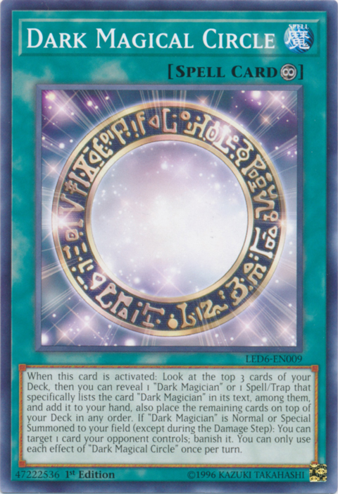 Dark Magical Circle [LED6-EN009] Common | Amazing Games TCG