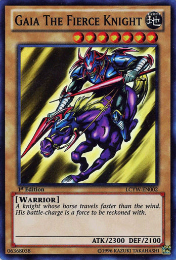 Gaia The Fierce Knight [LCYW-EN002] Super Rare | Amazing Games TCG