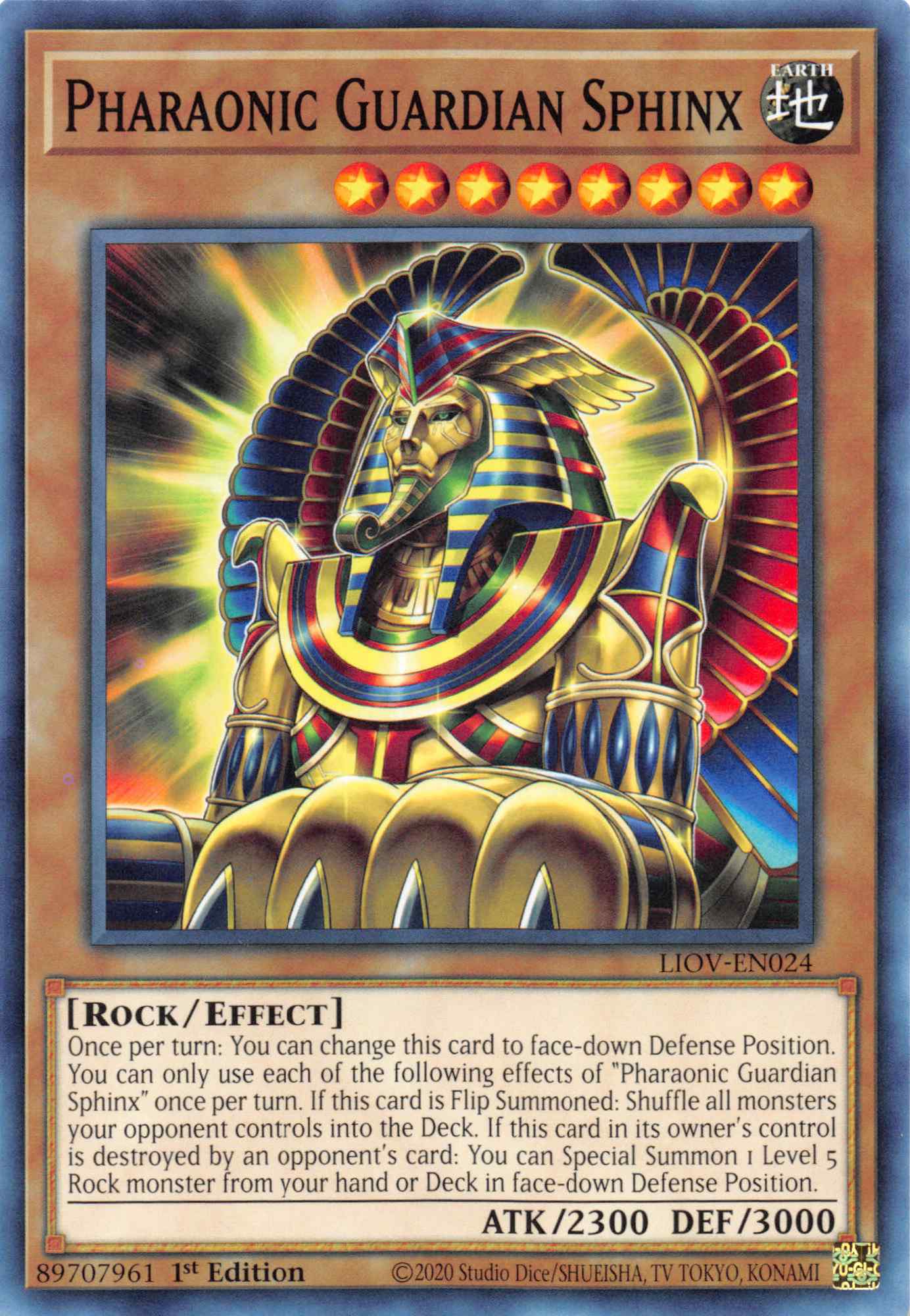 Pharaonic Guardian Sphinx [LIOV-EN024] Common | Amazing Games TCG