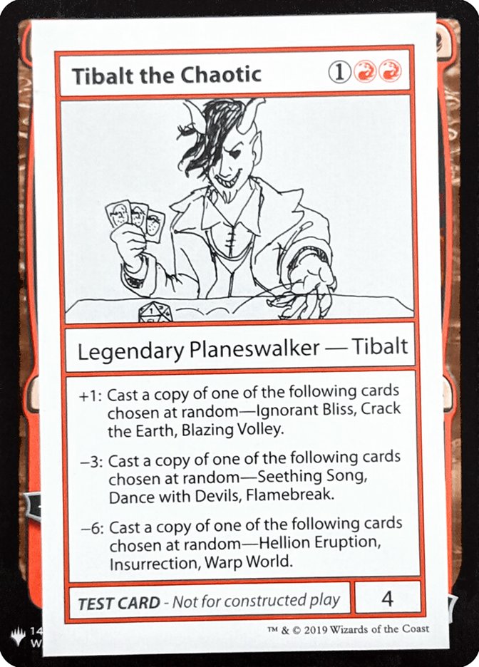 Tibalt the Chaotic [Mystery Booster Playtest Cards] | Amazing Games TCG