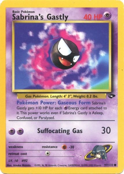 Sabrina's Gastly (97/132) [Gym Challenge Unlimited] | Amazing Games TCG