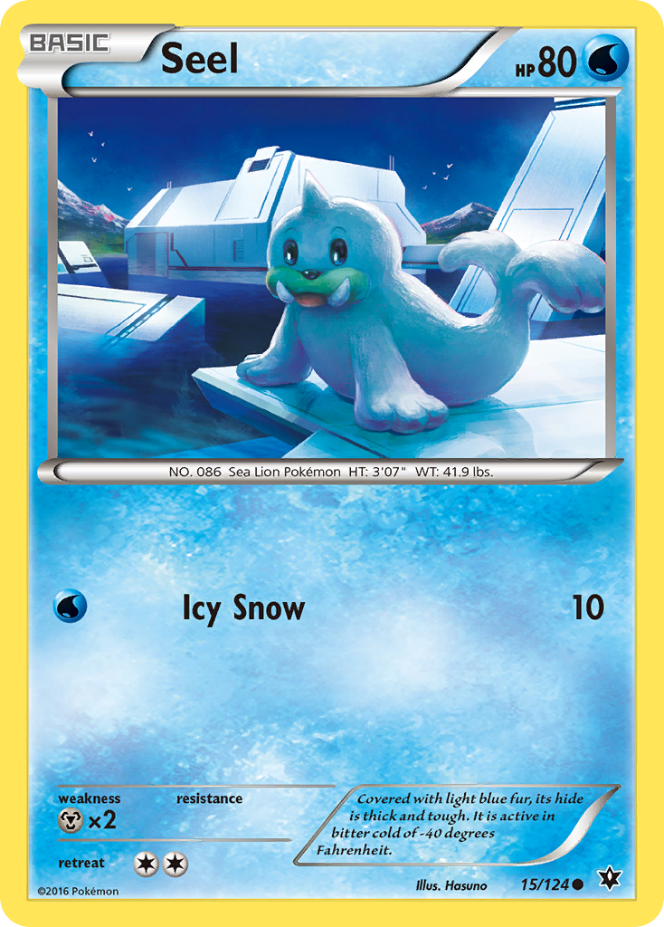 Seel (15/124) [XY: Fates Collide] | Amazing Games TCG