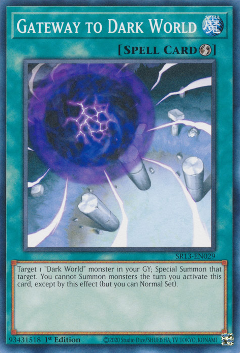 Gateway to Dark World [SR13-EN029] Common | Amazing Games TCG