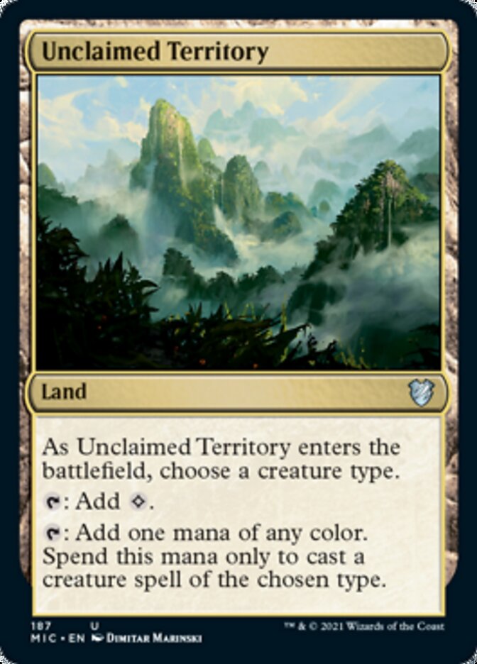 Unclaimed Territory [Innistrad: Midnight Hunt Commander] | Amazing Games TCG