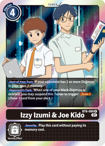 Izzy Izumi & Joe Kido [BT6-090] [Double Diamond] | Amazing Games TCG