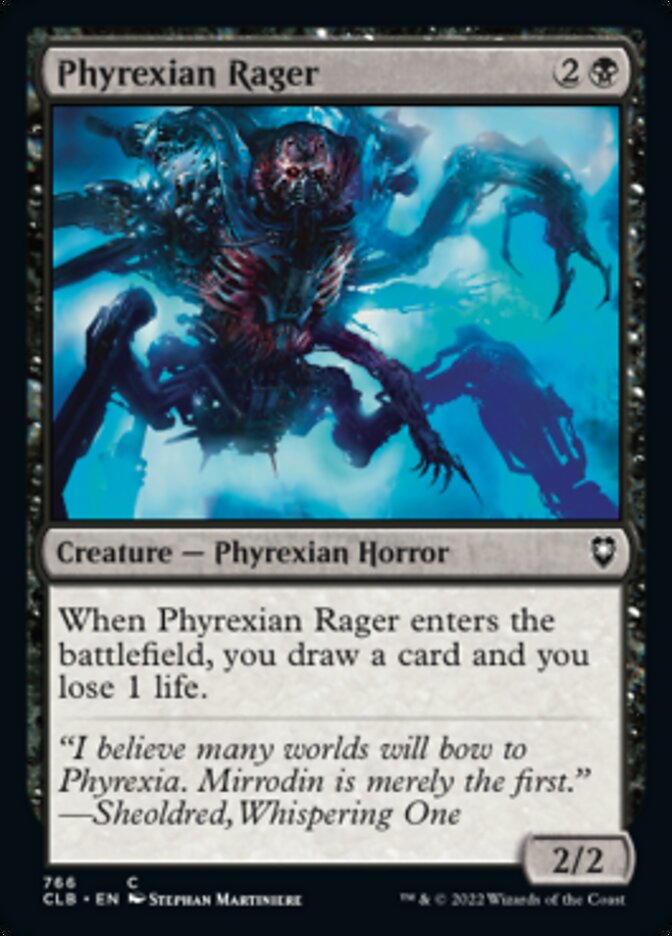 Phyrexian Rager [Commander Legends: Battle for Baldur's Gate] | Amazing Games TCG