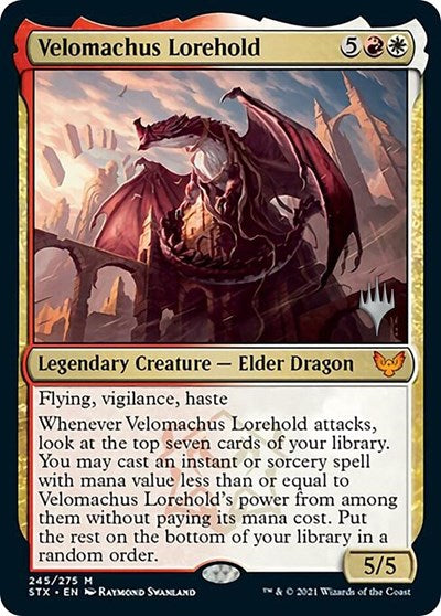 Velomachus Lorehold (Promo Pack) [Strixhaven: School of Mages Promos] | Amazing Games TCG