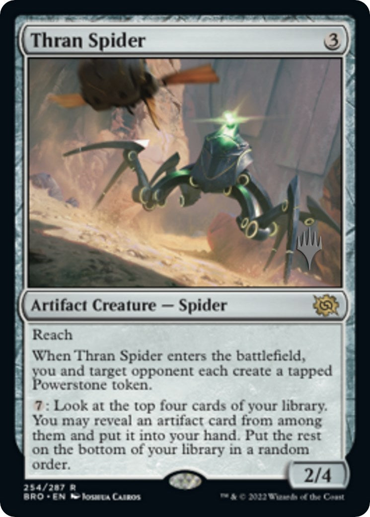 Thran Spider (Promo Pack) [The Brothers' War Promos] | Amazing Games TCG