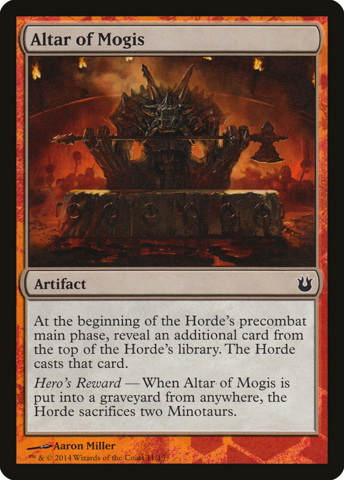 Altar of Mogis [Born of the Gods Battle the Horde] | Amazing Games TCG