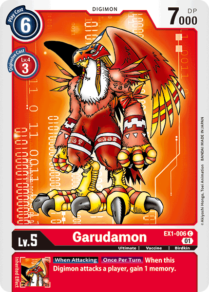 Garudamon [EX1-006] [Classic Collection] | Amazing Games TCG