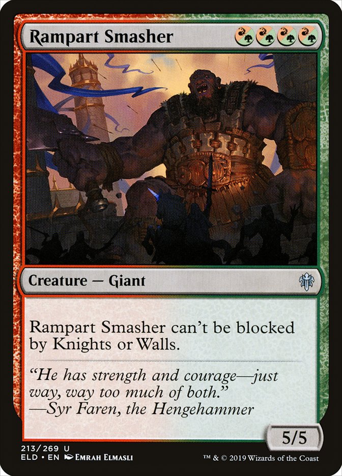 Rampart Smasher [Throne of Eldraine] | Amazing Games TCG