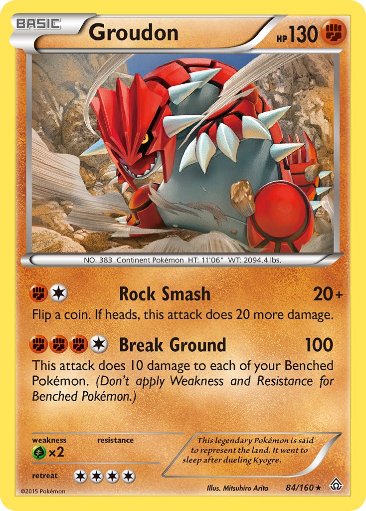 Groudon (84/160) (Theme Deck Exclusive) [XY: Primal Clash] | Amazing Games TCG