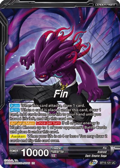 Fin // Fin, Apocalyptic Absorption [BT15-121] | Amazing Games TCG