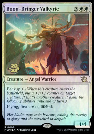 Boon-Bringer Valkyrie [March of the Machine Prerelease Promos] | Amazing Games TCG