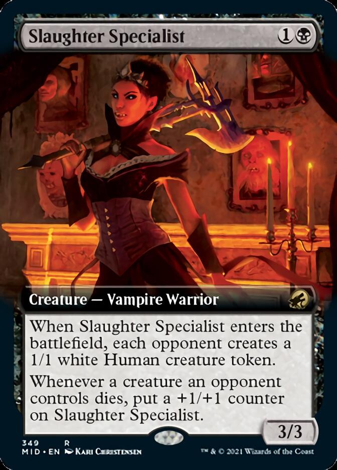 Slaughter Specialist (Extended) [Innistrad: Midnight Hunt] | Amazing Games TCG
