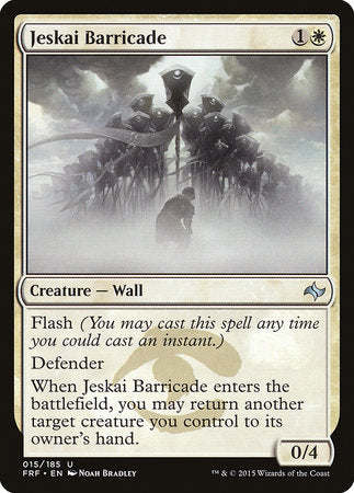 Jeskai Barricade [Fate Reforged] | Amazing Games TCG