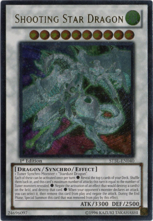 Shooting Star Dragon [STBL-EN040] Ghost Rare | Amazing Games TCG