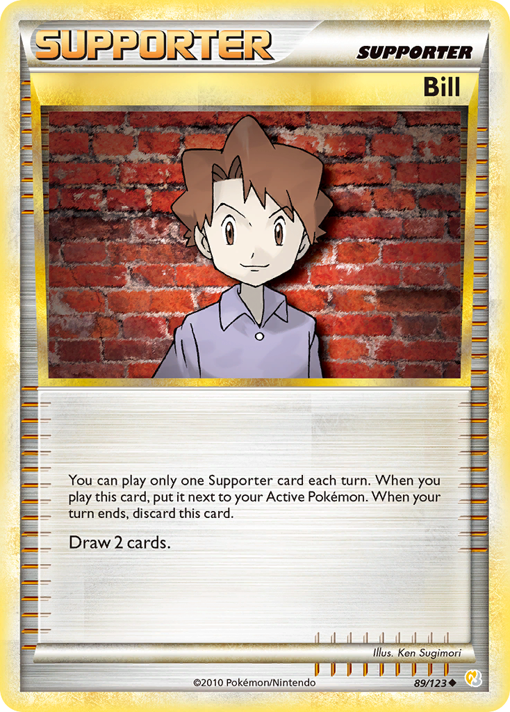 Bill (89/123) [HeartGold & SoulSilver: Base Set] | Amazing Games TCG