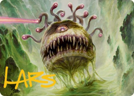 Beholder Art Card (Gold-Stamped Signature) [Dungeons & Dragons: Adventures in the Forgotten Realms Art Series] | Amazing Games TCG