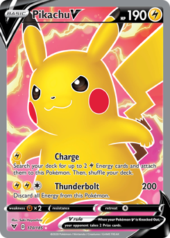 Pikachu V (170/185) [Sword & Shield: Vivid Voltage] | Amazing Games TCG