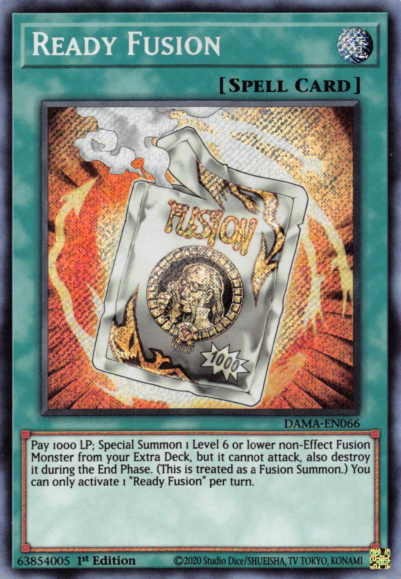 Ready Fusion [DAMA-EN066] Secret Rare | Amazing Games TCG