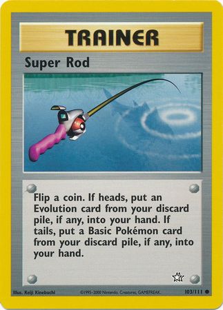 Super Rod (103/111) [Neo Genesis Unlimited] | Amazing Games TCG