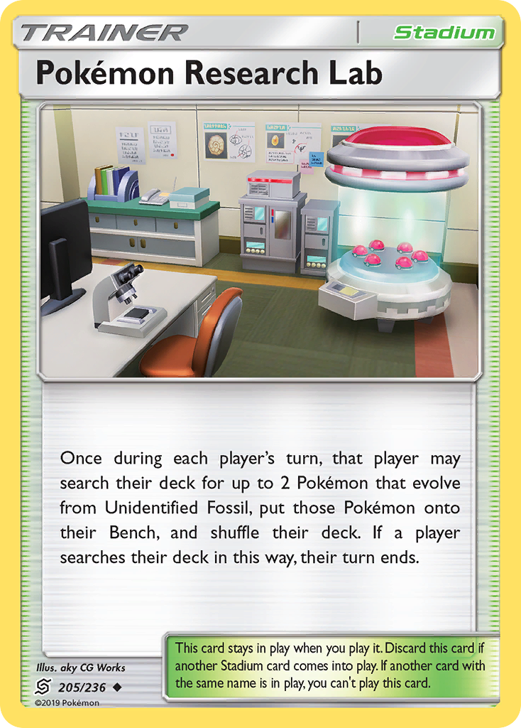 Pokemon Research Lab (205/236) [Sun & Moon: Unified Minds] | Amazing Games TCG