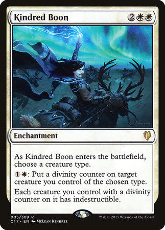 Kindred Boon [Commander 2017] | Amazing Games TCG