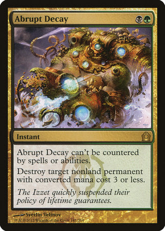 Abrupt Decay [Return to Ravnica] | Amazing Games TCG