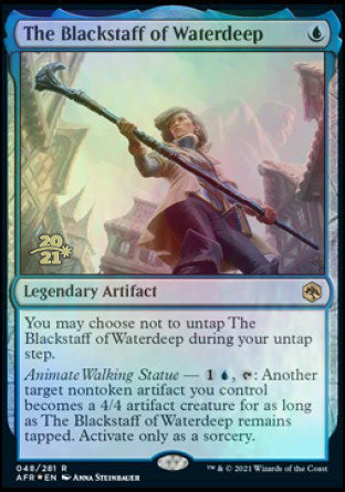 The Blackstaff of Waterdeep [Dungeons & Dragons: Adventures in the Forgotten Realms Prerelease Promos] | Amazing Games TCG